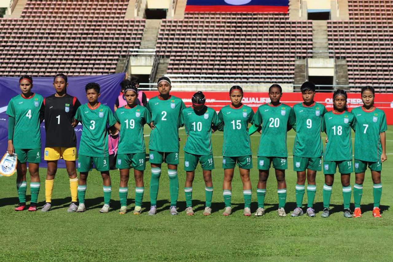 আজ কোরিয়ার মুখোমুখি,ইতিহাস গড়ার দ্বারপ্রান্তে বাংলাদেশ নারী অনূর্ধ্ব-২০ দল